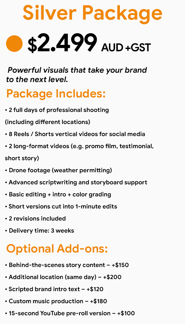 Content Mundo Video Solutions Silver Plan