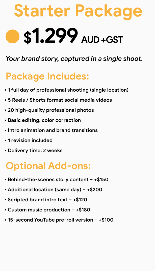 Content Mundo Video Solutions Starter Plan